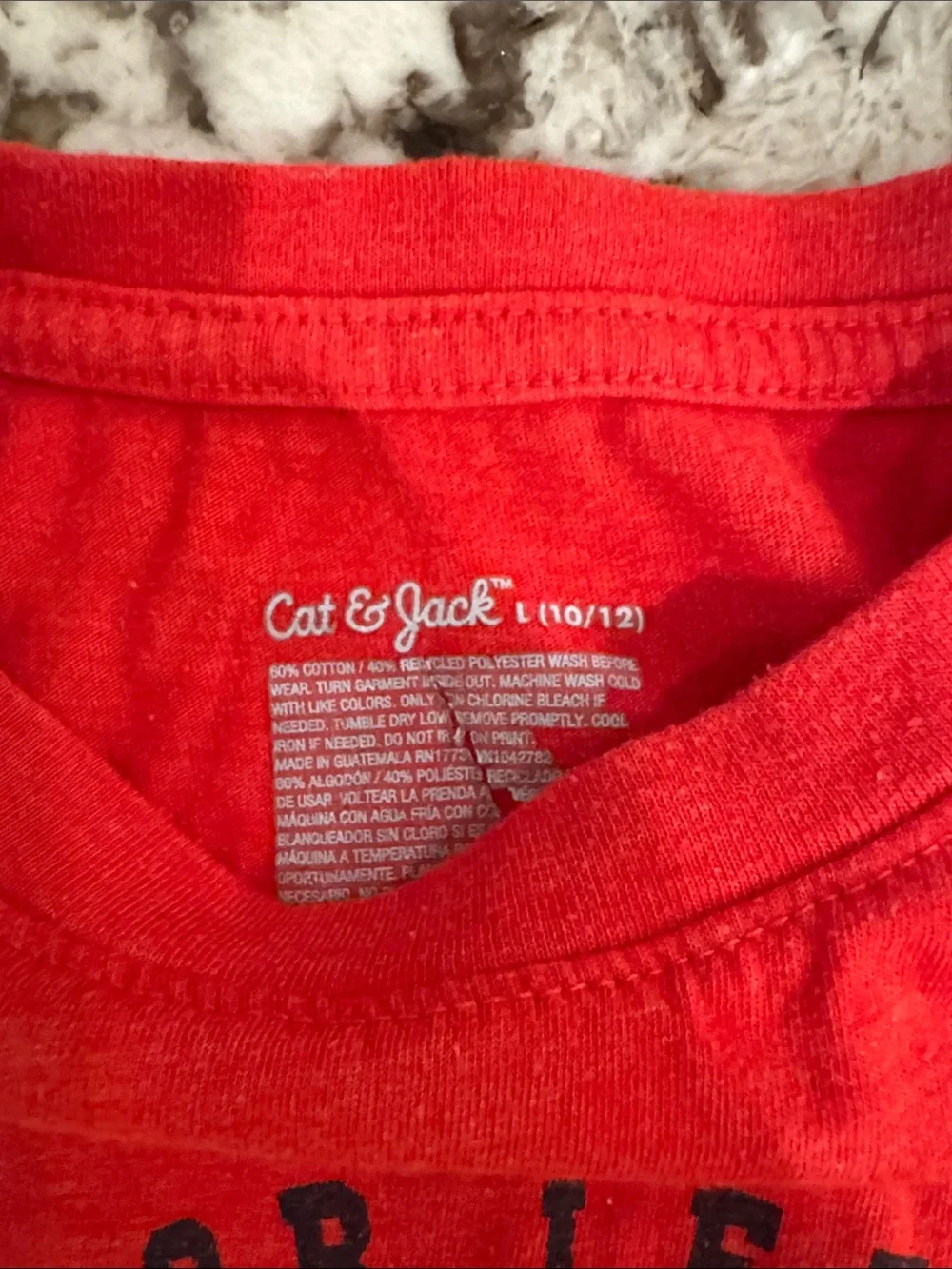 (4) T-shirts. 10/12 size. Nike, Marvel & Cat n Jack
